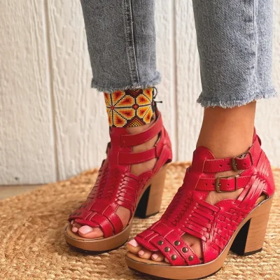 Huarache Sandal Mexican Style Boho Hippie All Sizes
